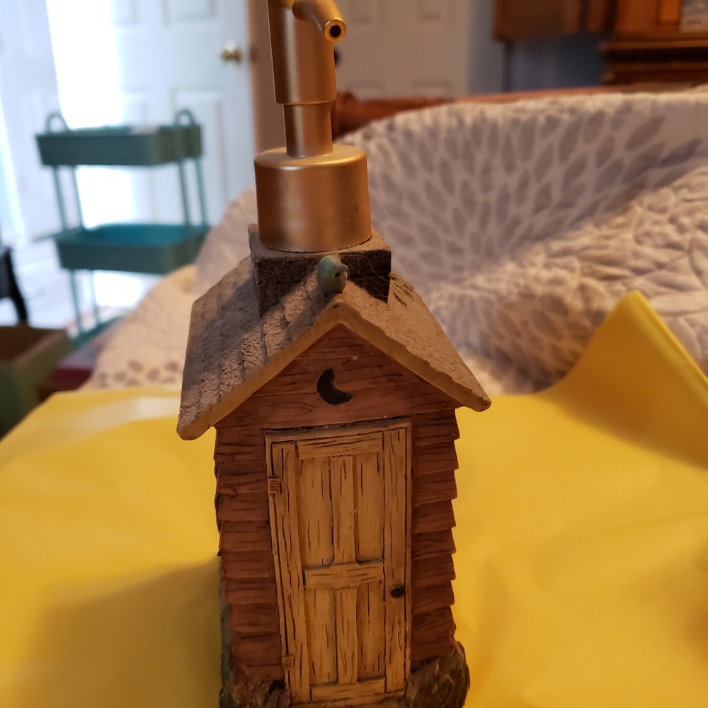Linda Spivey Outhouse Lotion Dispenser
